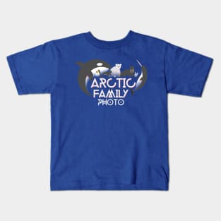 Arctic Family Photo Kids T-Shirt